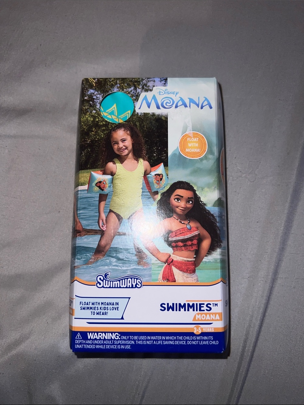 Disney Moana Girls' Lime Green Swimmies Swim Float